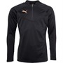 Puma Mens individualFINAL 1/4 Zip Training Top Puma Black/Neon