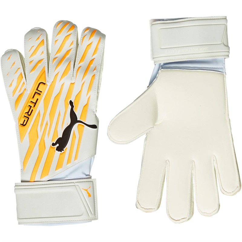 Puma Mens Ultra Grip 3 Regular Cut Goalkeeper Gloves Neon Citrus