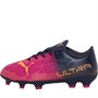 Puma Chaussures de Foot Ultra 4.4 FG/AG Firm Ground Enfants Multicolore