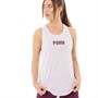 Puma Womens Train dryCELL Logo Tank Lavender Fog