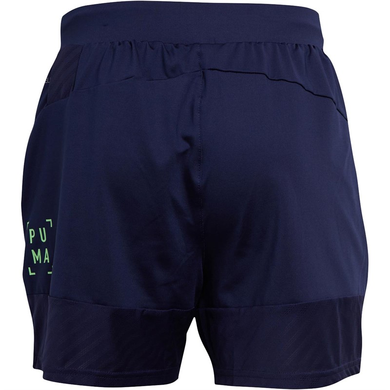 Puma Mens Train Breeze dryCELL 5 Inch Shorts Peacoat
