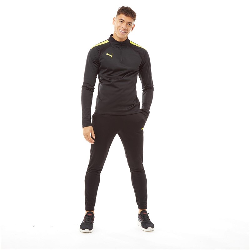 Puma Herre teamRISE Poly Sport træningsbukser Sort