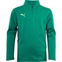 Puma Junior teamCUP 1/4 Zip Top Amazon Green