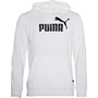 Puma Sweats à Capuche Essentials Big Logo Homme Blanc