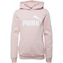 Puma Kinder Essentials Logo Kapuzenpullover Rosa