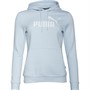 Puma Sweats à Capuche Essentials Logo Femme Gris