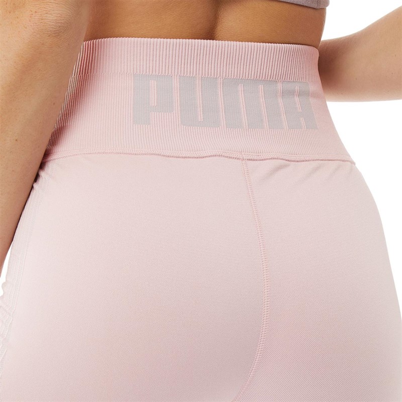 Puma Womens Train Drycell Seamless High Waist Tight Leggings Lotus