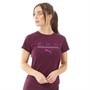Puma Womens Run 5k Drycell Logo Top Grape Wine