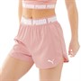 Puma Shorts de Sport Performants Train Strong Woven 3 Inch Femme Rose