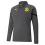 Puma Heren BVB Borussia Dortmund Prematch Sports Performance Tops Grijs