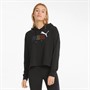 Puma Dame Essentials+ Rainbow Hættetrøjer Sort