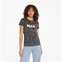 Puma Dame Essentials+ Tiger Graphic Overdele Sort