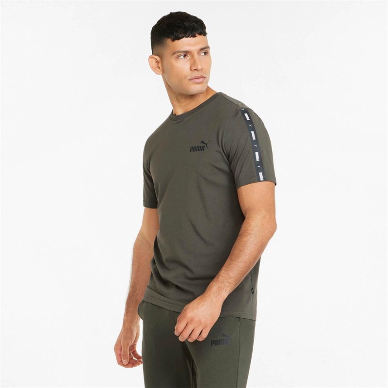 Puma T-Shirts Essentials+ Homme Vert