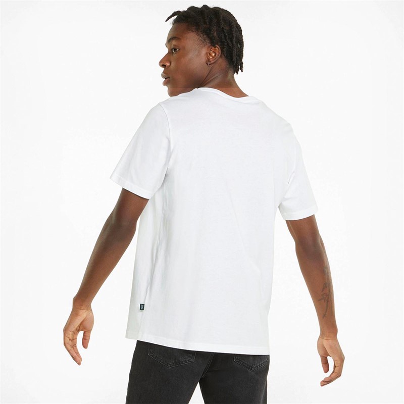 Puma Heren Phorint T-shirts Wit