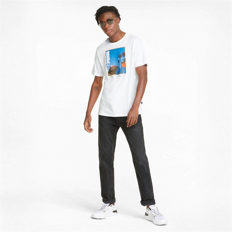 Puma Heren Phorint T-shirts Wit