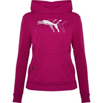 Puma Dame Power Graphic Hættetrøjer Lyserød