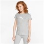Puma Dames Power Graphic Tops Grijs