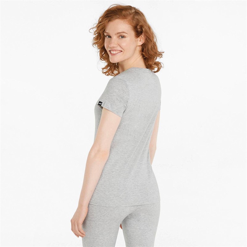 Puma Dames Power Graphic Tops Grijs