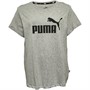Puma Womens Essentials Logo T-Shirt (Plus Size) Light Grey Heather