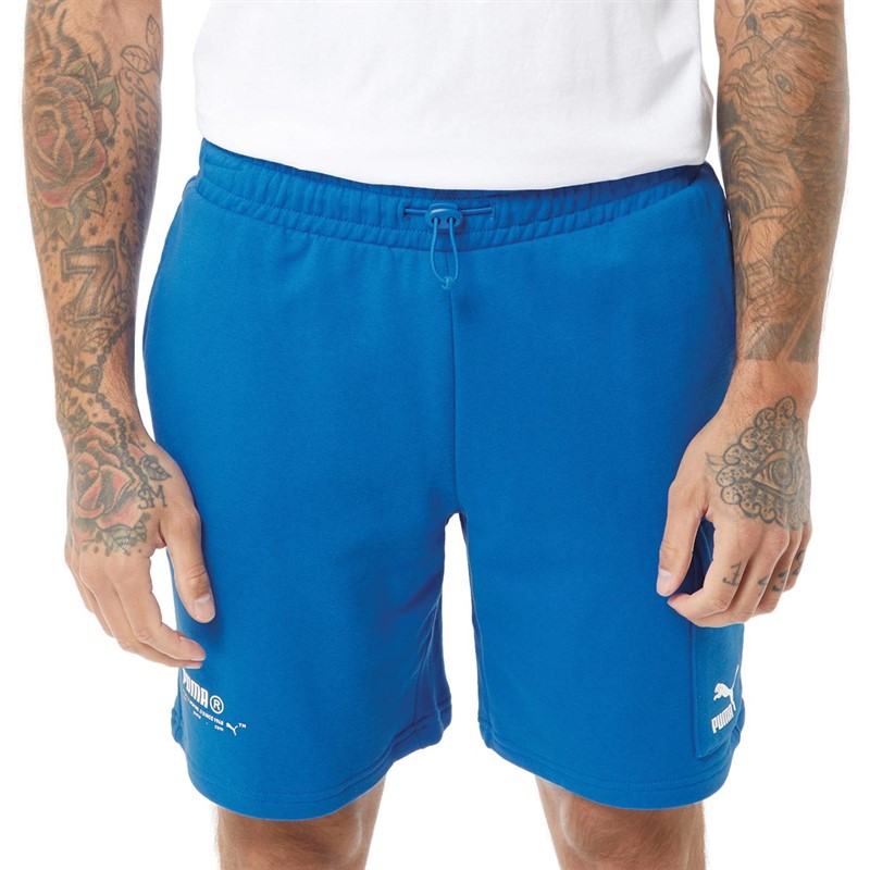 Buy Puma Mens Classics Acid Bright Cargo Shorts Puma Royal