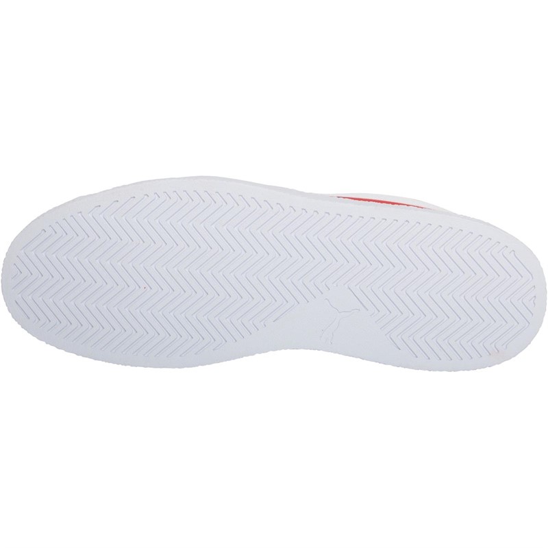 Puma Mens Club Nylon Trainers High Res Red/White