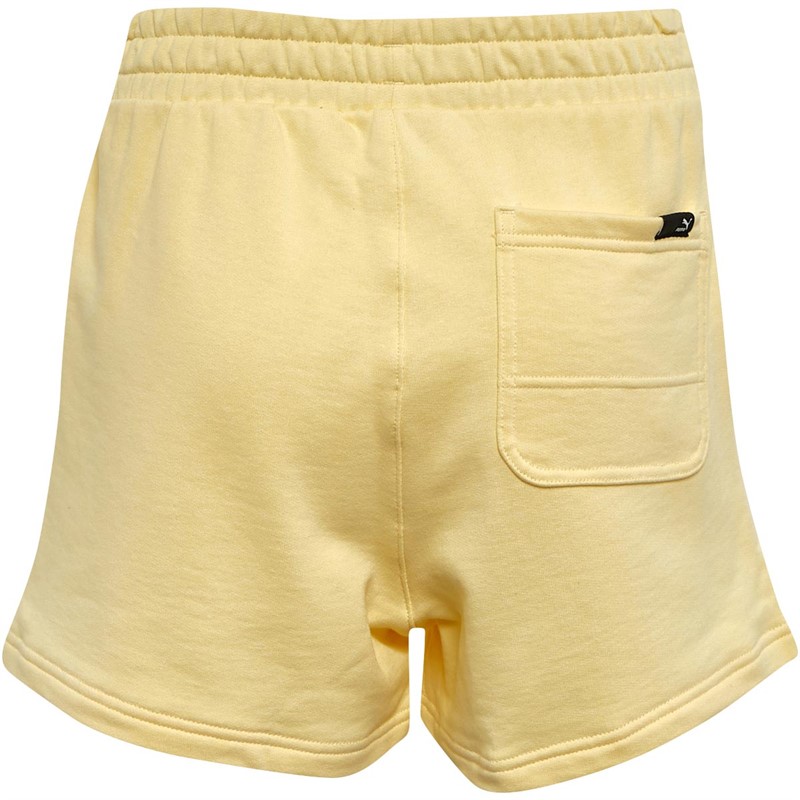 Puma Damen Downtown Shorts Gelb