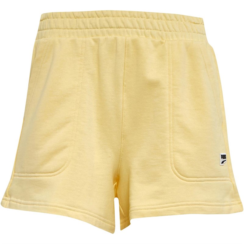 Puma Damen Downtown Shorts Gelb