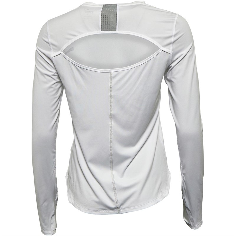 Puma Womens Cloudspun DryCELL Marathon Long Sleeve Running Top Puma White