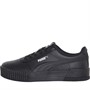 Puma Junior Carina Leather Trainers Puma Black