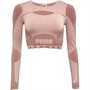 Puma Womens Train Formknit Seamless Long Sleeve Top Pink/Pink