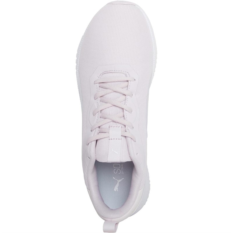 Puma Mens Flyer Flex Neutral Running Shoes Lilac/White