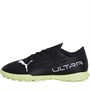 Puma Junior Ultra 4.4 TT Astro Turf Football Boots Puma Black/White/Fizzy Lime