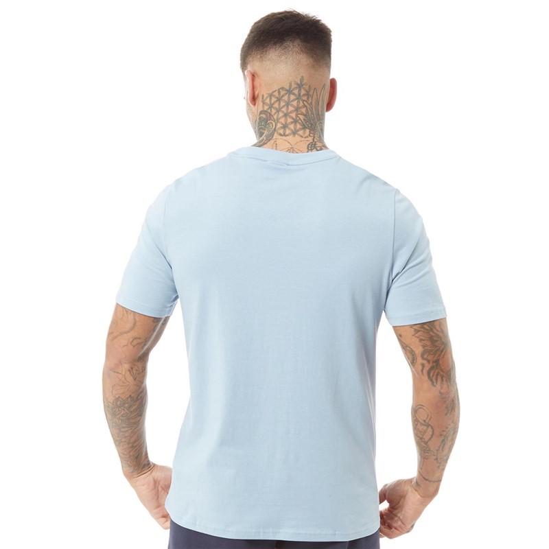 Puma Mens Classics Small Logo T-Shirt Blue