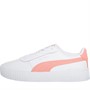 Puma Junior Carina 2.0 Trainers Puma White/Pink/Silver