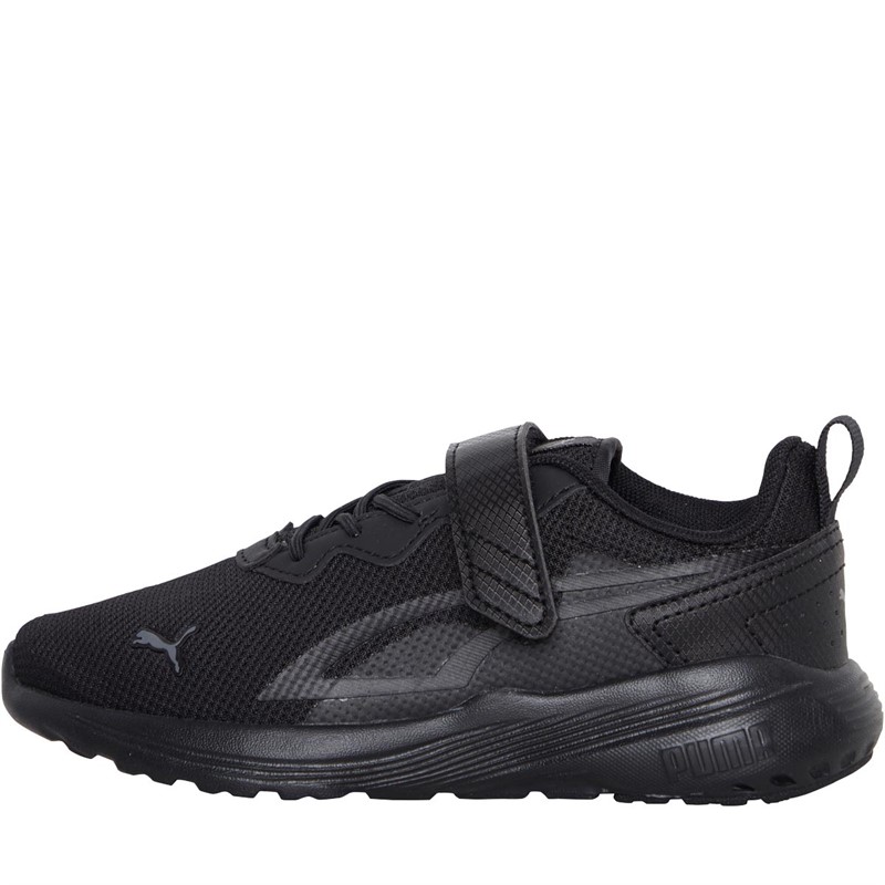 Buy Puma Childrens All Day Active AC Trainers Puma Black