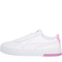 Puma Womens Carina Leather Trainers Puma White