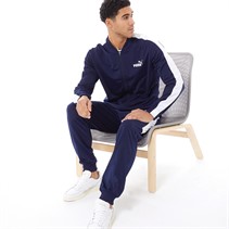 blue puma tracksuit bottoms