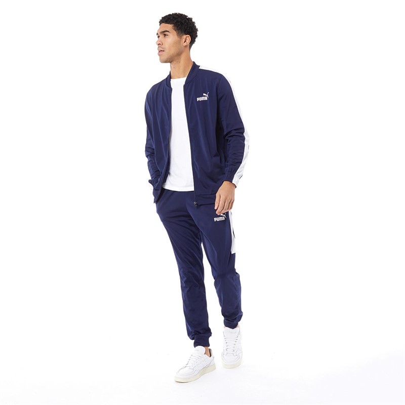 Puma Mens Poly Tracksuit Peacoat