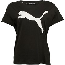 Puma Womens RTG Logo T-Shirt Puma Black/Cat