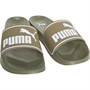 Puma Mens Leadcat 2.0 Slides Burnt Olive/Puma White