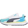Puma Junior Boys Wild Rider Rollin' Trainers Blue/White