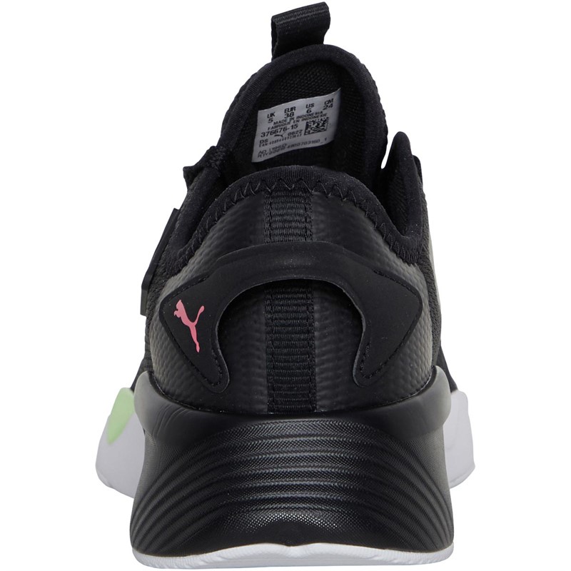 Puma Mens Retaliate Neutral Running Shoes Black/Pink/Grey