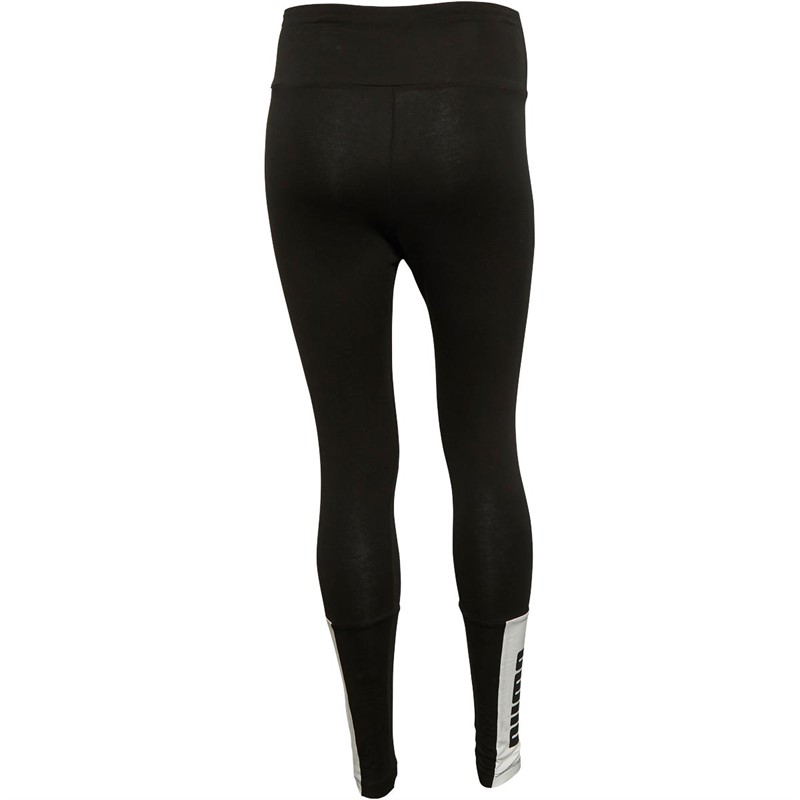 Puma Womens Puma Power Colorblock Leggings Puma Black