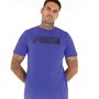 Puma Mens Sportstyle Logo T-Shirt Royal Sapphire