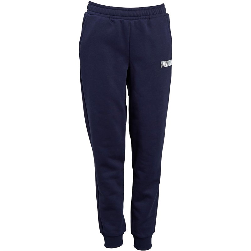 Puma Boys Sportstyle Fleece Pants Peacoat