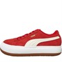 Puma Womens Suede Mayu Trainers High Risk Red/Puma White/ Gum