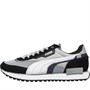 Puma Mens Future Rider Displaced Trainers Quarry Black/Puma White