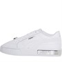 Puma Womens Cali Star Metallic Trainers Puma White/Puma Silver