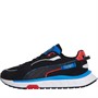 Puma Mens Wild Rider Displaced Trainers Puma Black/Puma White