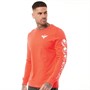 Puma Mens Melo Not From Here Long Sleeve T-Shirt Red Blast